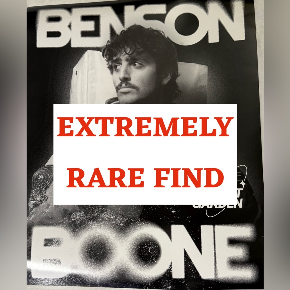 RARE Limited edition Benson Boone Nasa poster